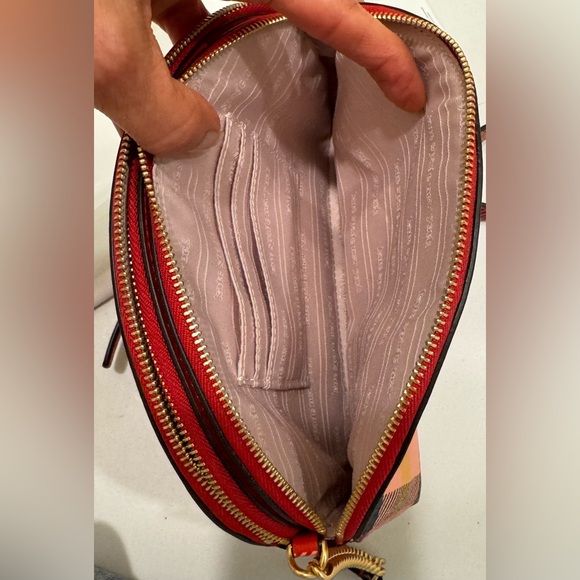 Kate Spade Morgan Museum Plaid Dome Crossbody with dust bag NWOT - Picture 7 of 14